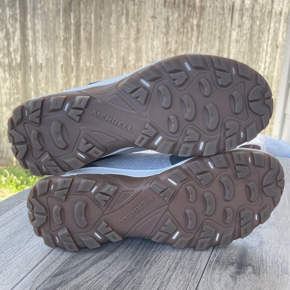 Merrell Tempo Sol Mid WP Boots Men 10.5 Gray Waterproof Hiking Trail J038733 NEW - Picture 5 of 14